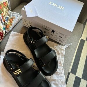 Dior lambskin dad sandals